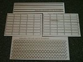 RS-Laser 3' Stair Treads Kit HO Scale Model Railroad Building Accessory #2503