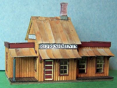 RS-Laser Eatery at Forks Kit N Scale Model Railroad Building #3013