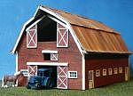 RS-Laser Roundtree Farms Barn Kit N Scale Model Railroad Building #3044