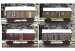 RS-Laser Consolidated Camp Shacks Kit N Scale Model Railroad Building #3051