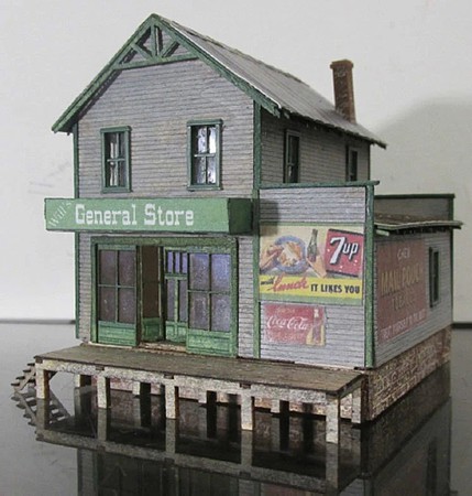 RS-Laser The General Store Kit N Scale Model Railroad Building #3074