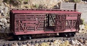 RS-Laser 38' Stock Car N Scale Model Train Freight Car #3401