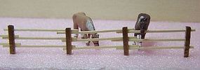 RS-Laser 3 Rail Fence Kit N Scale Model Railroad Building Accessory #3511