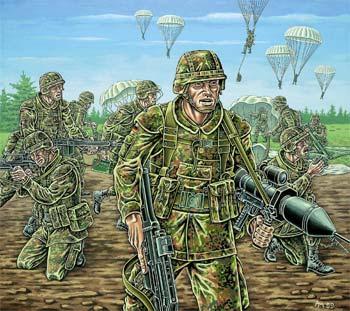 Revell-Germany German Paratroopers Modern Plastic Model Military Figure ...