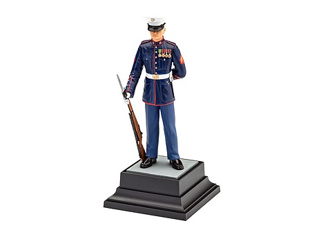 Revell-Germany US Marine Sergeant Plastic Model Military Figure Kit 1/16 Scale #02804