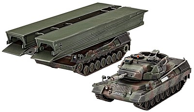Revell-Germany Leopard 1A5/Bridgelayer Biber Plastic Model Military Vehicle Kit 1/72 Scale #03307