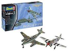 Revell-Germany Messerschmitt Me262 & P-51B Mustang Combat Set