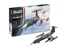 Revell-Germany F104G Starfighter Plastic Model Airplane Kit 1/72 Scale #03904