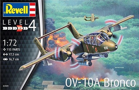 Revell-Germany OV-10A Bronco Plastic Model Airplane Kit 1/72 Scale #03909