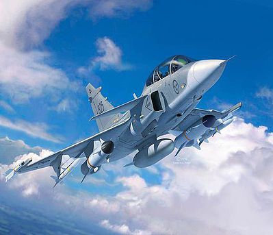 Revell-Germany Saab JAS-39D Gripen Twinseater Plastic Model Airplane Kit 1/72 Scale #03956