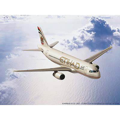 Revell-Germany Airbus A320 Etihad Plastic Model Airplane Kit 1/144 Scale #03968