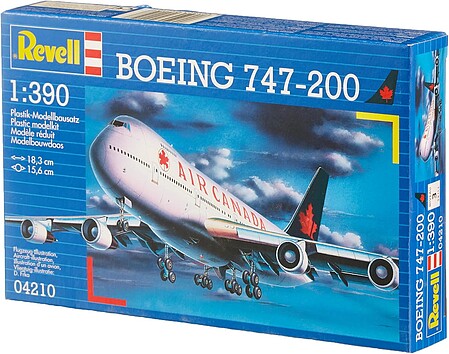 Revell-Germany Boeing 747 Plastic Model Airplane Kit 1/390 Scale #04210