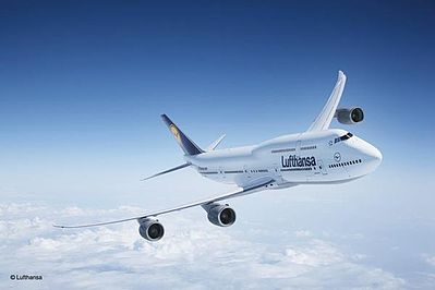 Revell-Germany Boeing 747-8 Lufthansa Plastic Model Airplane Kit 1/144 Scale #04275