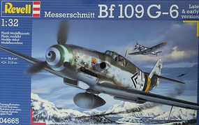 Revell-Germany Messerschmitt Bf109G6 Fighter Plastic Model Airplane Kit 1/32 Scale #04665