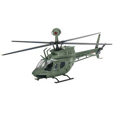 Revell-Germany Bell OH-58D Kiowa Plastic Model Helicopter Kit 1/72 Scale #04938