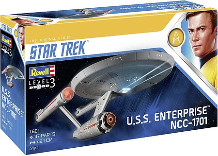 Revell-Germany USS Enterprise NCC-1701 Science Fiction Plastic Model ...