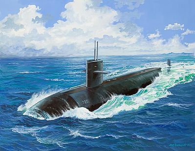 Revell-Germany US Navy Submarine USS Dallas Plastic Model Military Ship Kit 1/400 Scale #05067