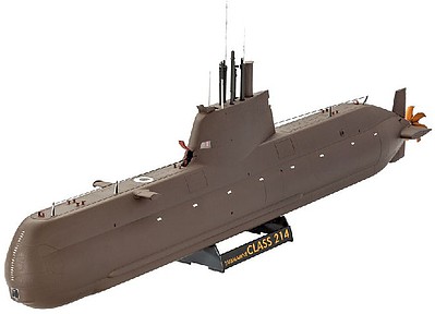 Revell-Germany Submarine Class 214 Plastic Model Military Ship Kit 1/144 Scale #05153