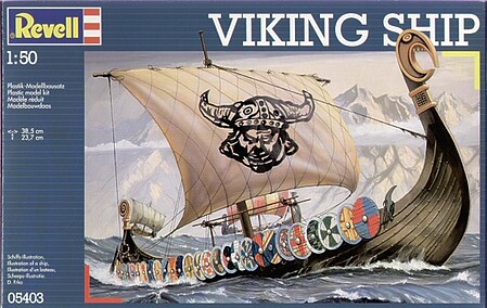 Revell-Germany Viking Sailing Ship Plastic Model Kit 1/50 Scale #05403