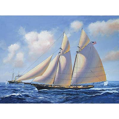 Revell-Germany USS America Plastic Model Sailing Ship Kit 1/56 Scale #05416