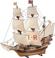Revell-Germany English Man O'War Plastic Model Sailing Ship Kit 1/96 Scale #05429