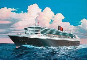Revell-Germany Queen Mary 2 Ocean Liner Plastic Model Commercial Ship Kit 1/1200 Scale #05808