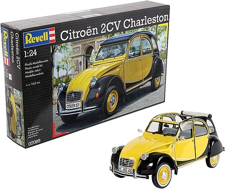 Revell-Germany Citroen 2CV Charleston Plastic Model Car Kit 1/24 Scale #07095