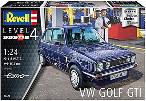 Revell-Germany VW Golf GTI Builders Choice Plastic Model Car Vehicle Kit 1/24 Scale #07673