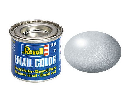 Revell-Germany 14ml. Enamel Aluminium Metallic Tinlets Hobby and Model Enamel Paint #32199