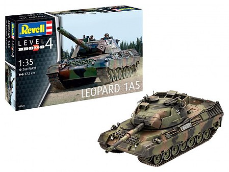Revell-Germany Leopard 1A5 German Tank Plastic Model Tank Kit 1/35 Scale #3320