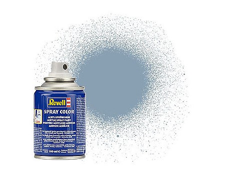 Revell-Germany 100ml Acrylic Grey Silk Spray Hobby and Model Acrylic Paint #34374