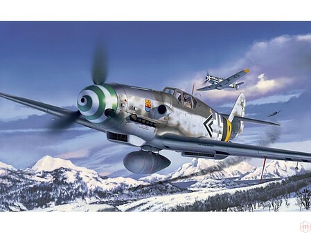 Revell-Germany 1/48 Messerschmitt Bf109G6 Fighter (Snap) (New Tool)