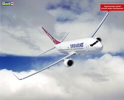 Revell-Germany 1/144 B737-800 Turkish Airlines Commercial Airliner