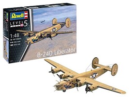 Revell-Germany B24D Liberator Aircraft Plastic Model Airplane 1/48 Scale #3831