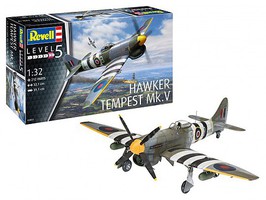 Revell-Germany Hawker Tempest V Fighter Plastic Model Airplane Kit 1/32 Scale #3851