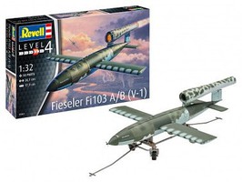 Revell-Germany Fieseler Fi103A/B Vi Flying Bomb Plastic Model Airplane Kit 1/32 Scale #3861