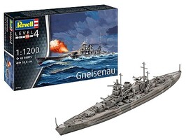 Revell-Germany 1/1200 German Gneisenau Battleship