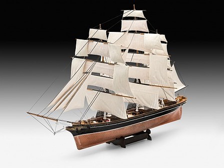 Revell-Germany Cutty Sark Sailing Ship 150th Anniversary Plastic Model Sailing Ship Kit 1/220 Scale #5430