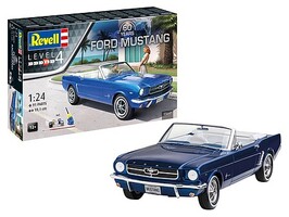 Revell-Germany 1/24 Ford Mustang Car 60th Anniversary w/paint & glue