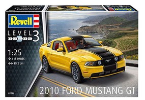 Revell-Germany 2010 Ford Mustang GT Car Plastic Model Car Kit 1/25 Scale #7046