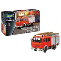 Revell-Germany Mercedes Benz 1017 LF16 Fire Truck (Ltd Edition) Plastic Model Truck Kit 1/24 Scale #7655