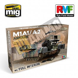 Rye M1A1/A2 Abrams Main Battle Tank (2 in 1) Plastic Model Military Vehicle 1/35 Scale #5007