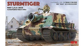 Rye Jagdpanther G2 with Working Tracks Plastic Model Military Vehicle Kit 1/35 Scale #5031