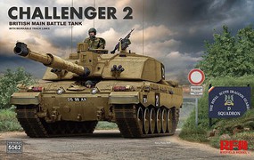 Rye British Challenger 2 Main Battle Tank Plastic Model Military Tank Kit 1/35 Scale #5062