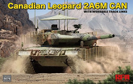 Rye Canadian Leopard 2A6M CAN Plastic Model Military Tank Kit 1/35 Scale #5076