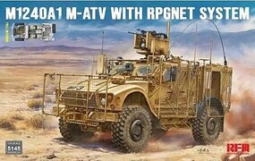 Rye 1/35 Ryefield US MRAP All Terrain Vehicle M1240A1 M-ATV Plastic Model KIt
