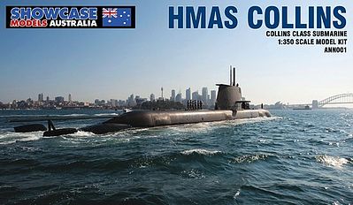 Showcase HMAS Collins SSG-73 Plastic Model Military Ship 1/350 Scale #n001