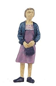 Scenic-Expr Typical Americans - Norma The Church Lady - 1/50 O Scale Model Railroad Figure #1033