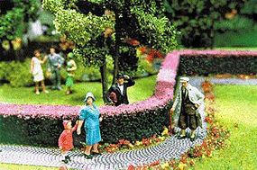 Scenic-Expr Ornamental Hedges & Shrubbery Flowering Hedges Model Railroad Scenery Supplies #512