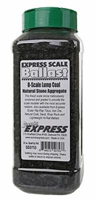 Scenic-Expr Coal - O/S-Scale Lump (1 Quart) Model Railroad Ground Cover #se0753